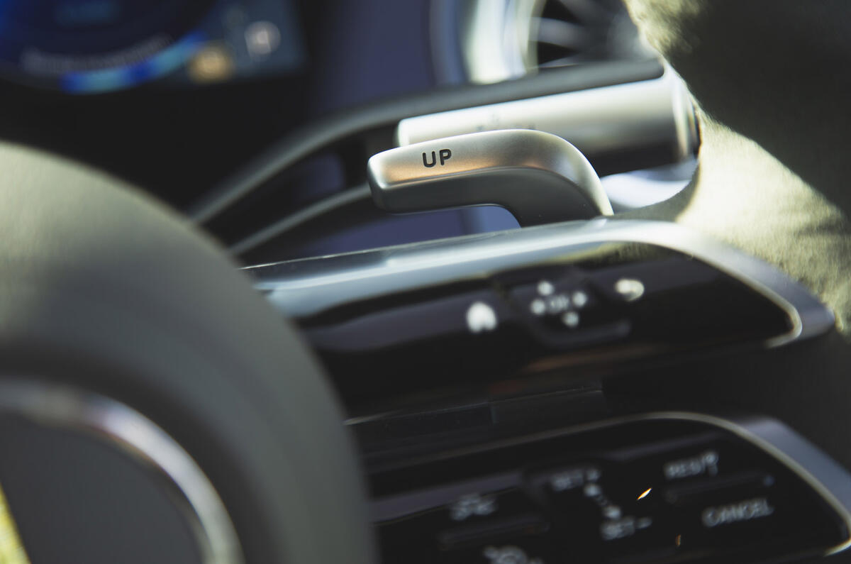 15 Mercedes AMG EQS 53 2022 RT regen paddle