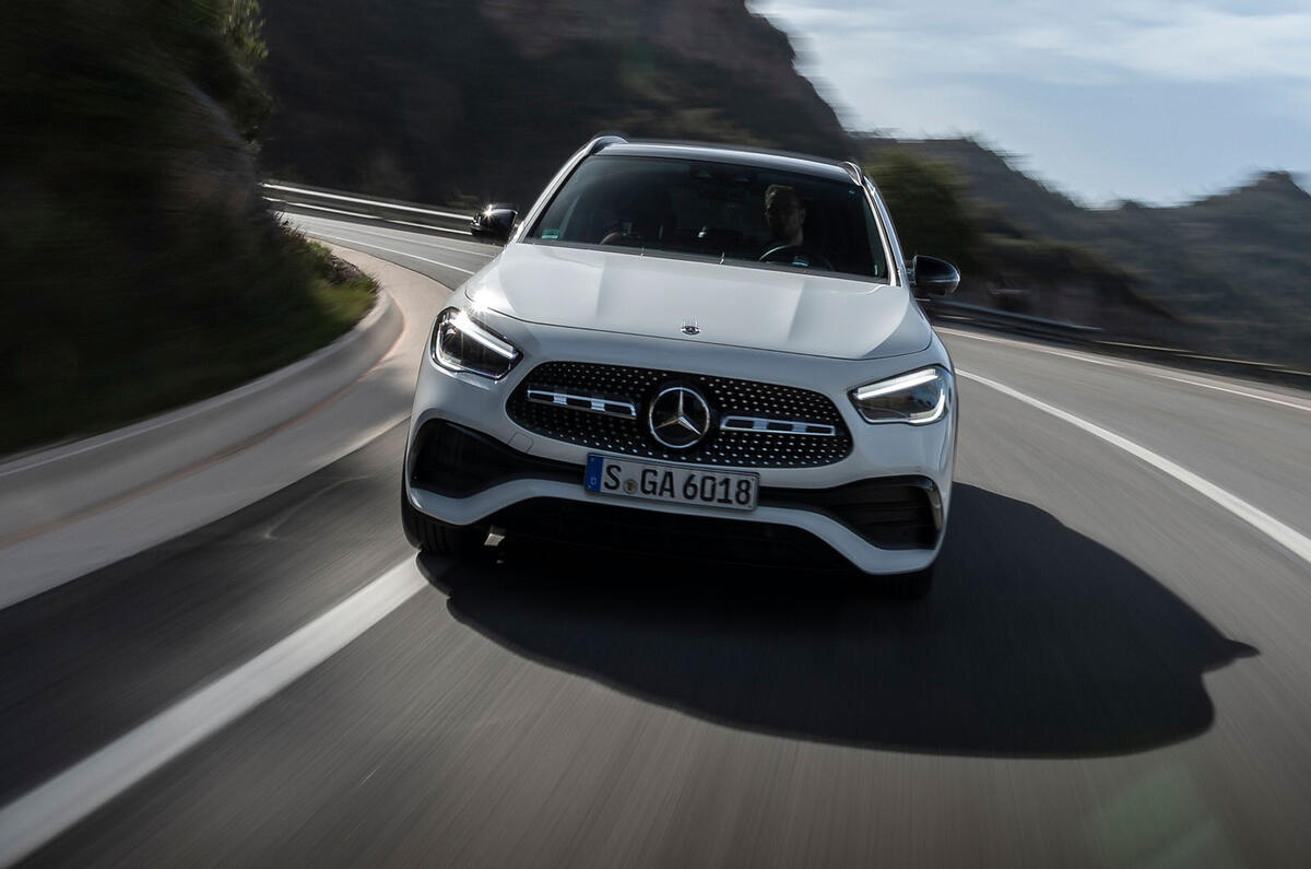Mercedes-Benz GLA 2020 road test review - on the road front