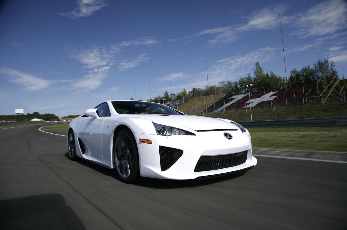 Lexus LFA supercar 4.8 V10 first drive