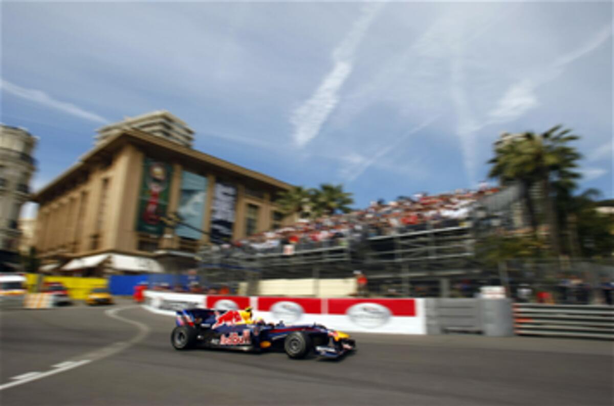 Webber takes Monaco pole