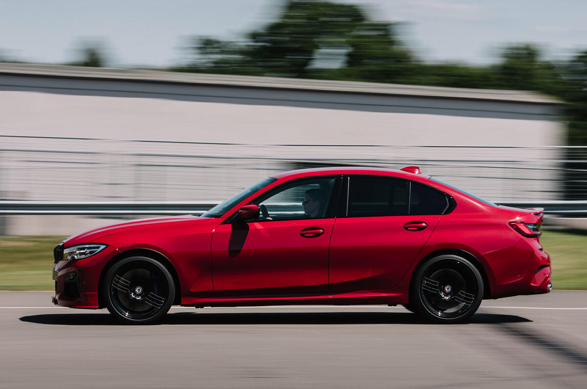 Alpina B3 2020 road test review - track side