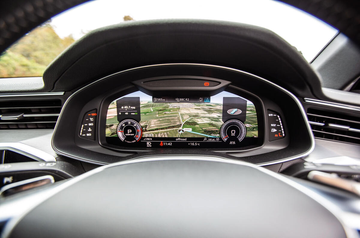 Audi A6 Avant 2018 road test review - digital instruments