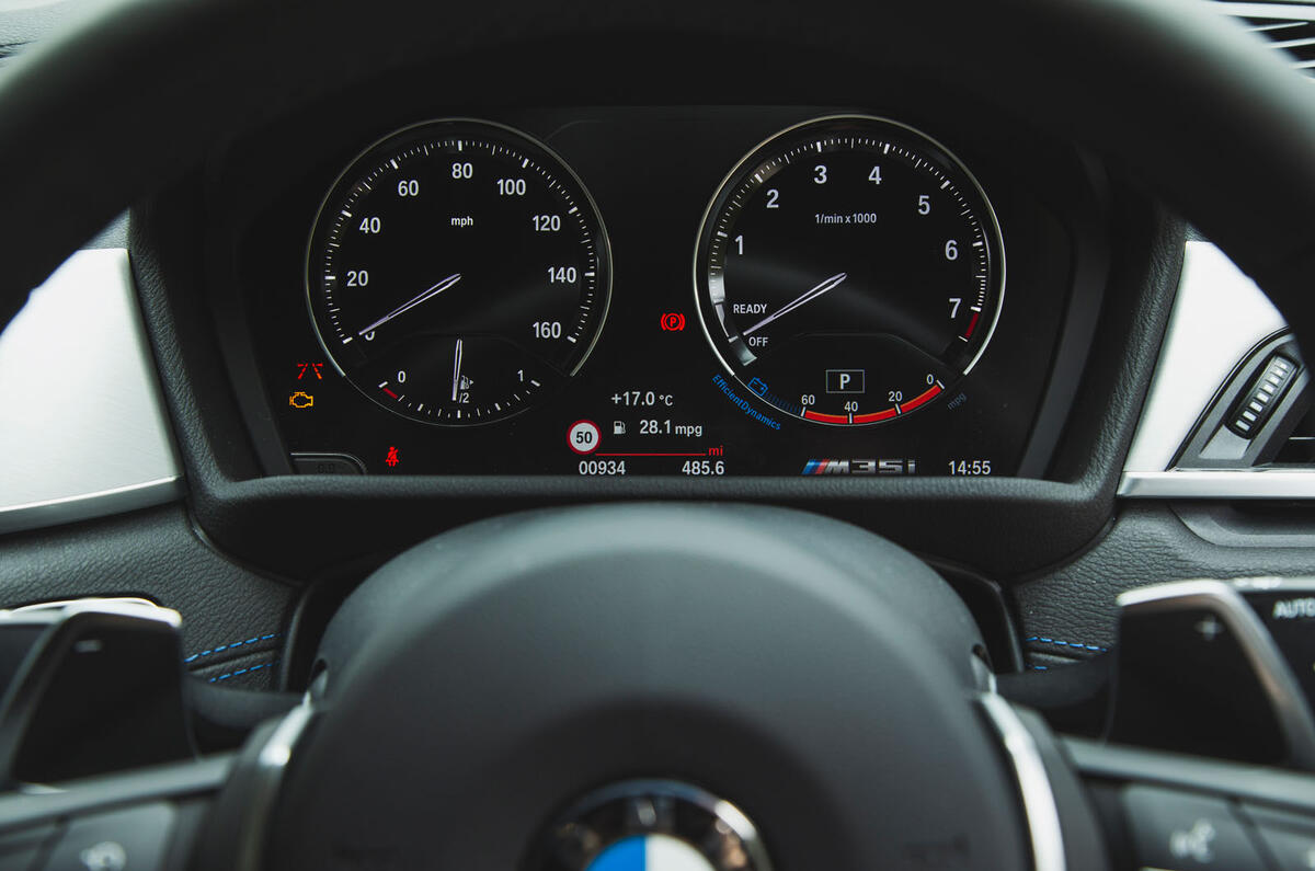 BMW X2 M35i 2019 road test review - instruments