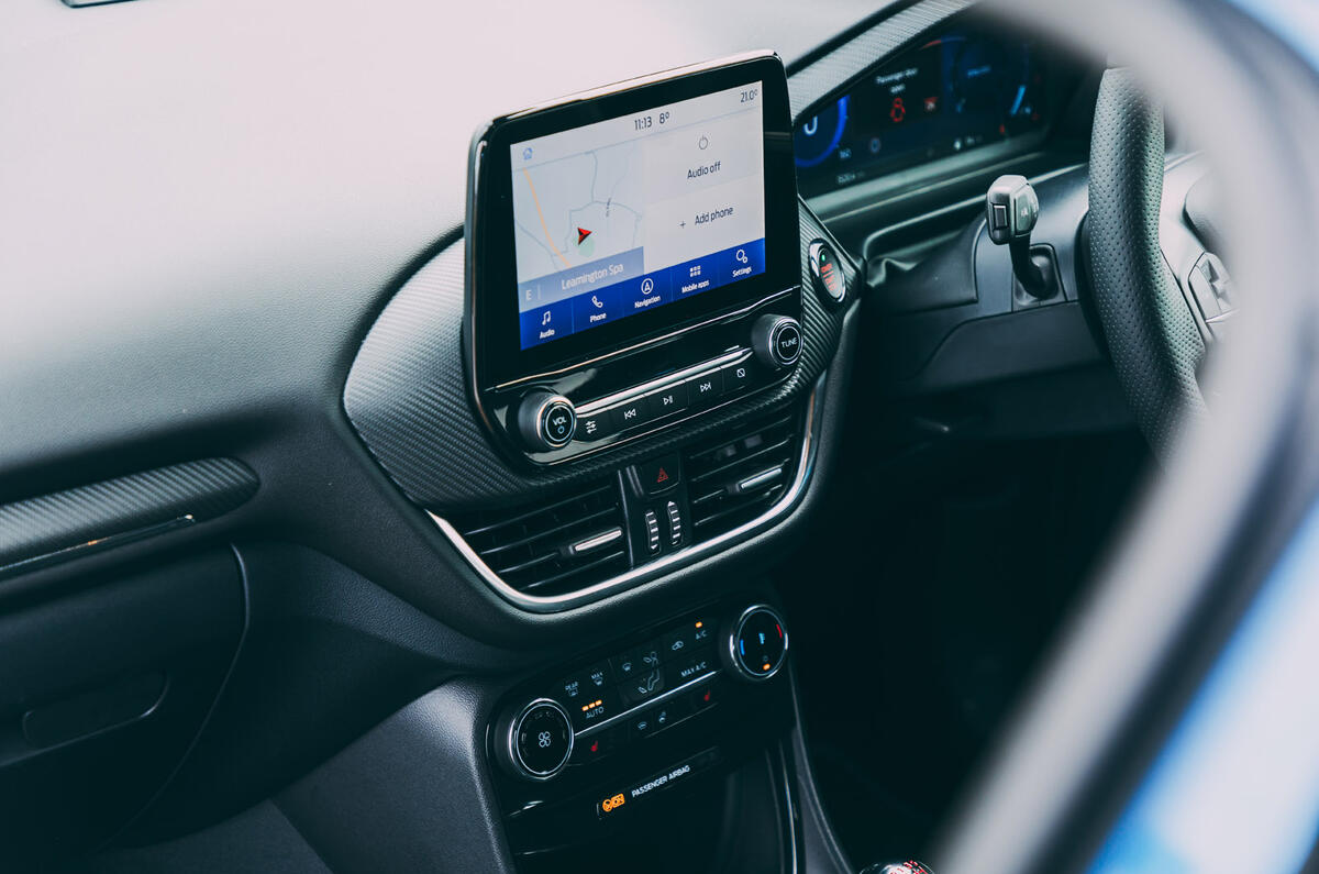 16 Ford Puma ST 2021 road test review infotainment