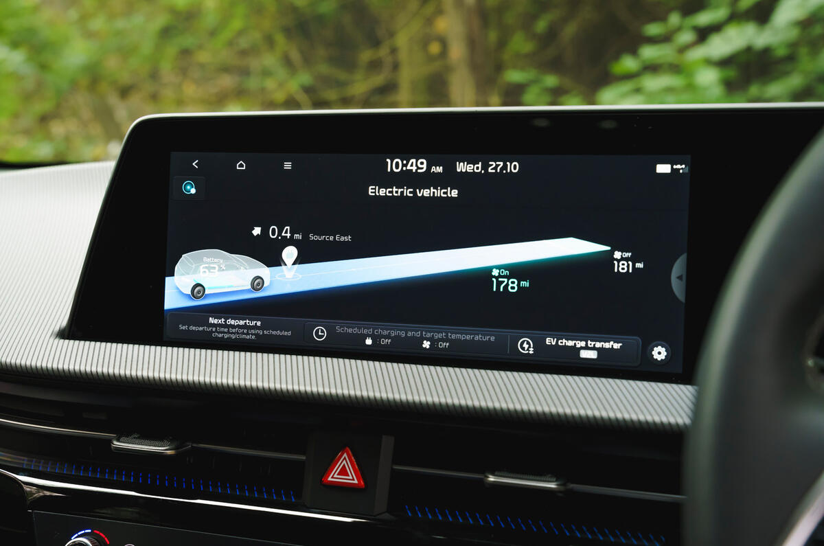 16 Kia EV6 2022 road test review infotainment