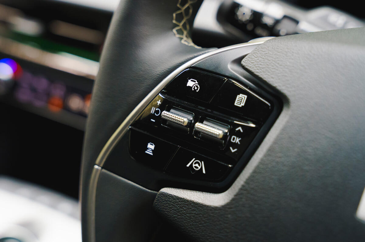 16 Kia EV6 2022 road test review steering wheel buttons