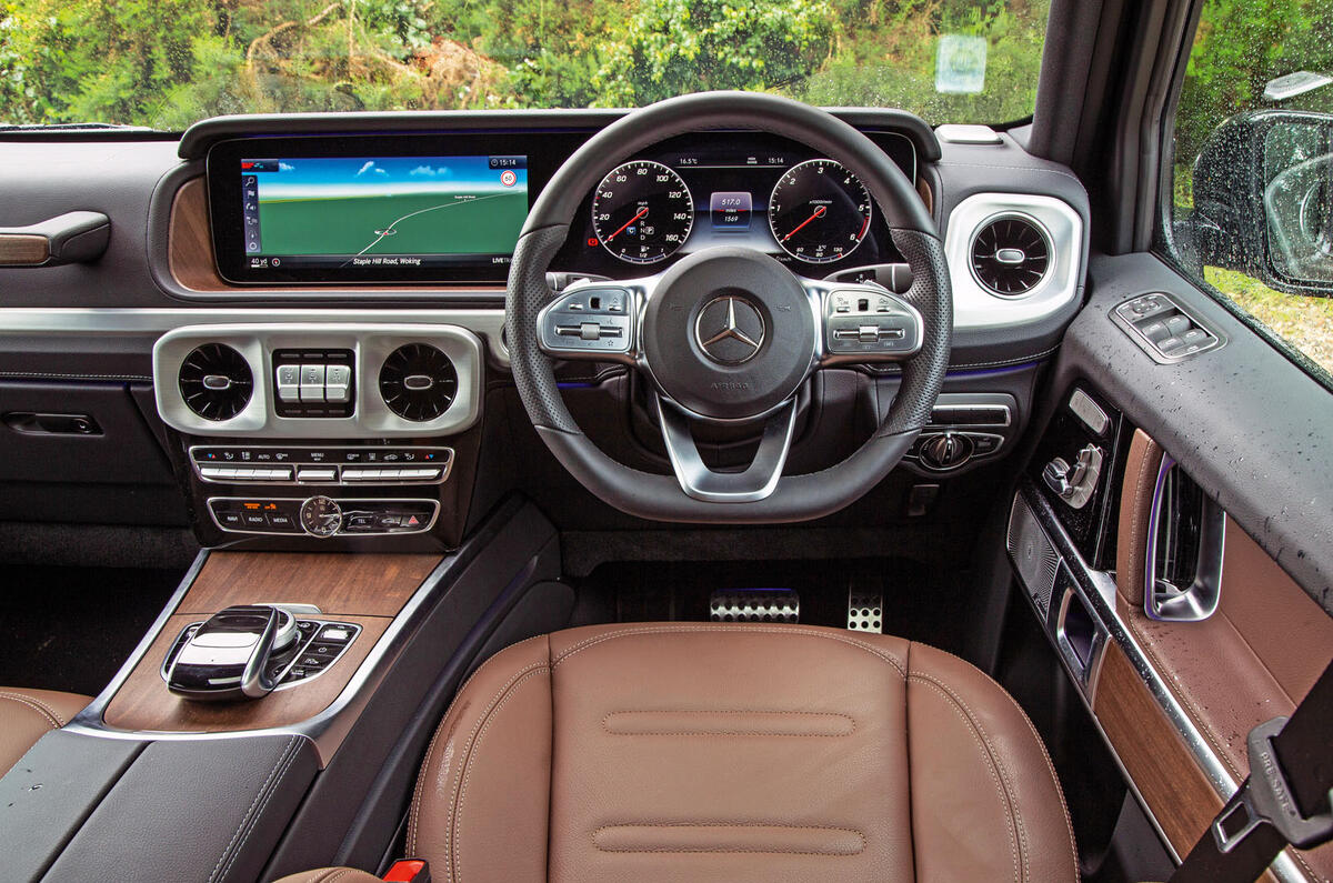 MercedesBenz GClass interior Autocar