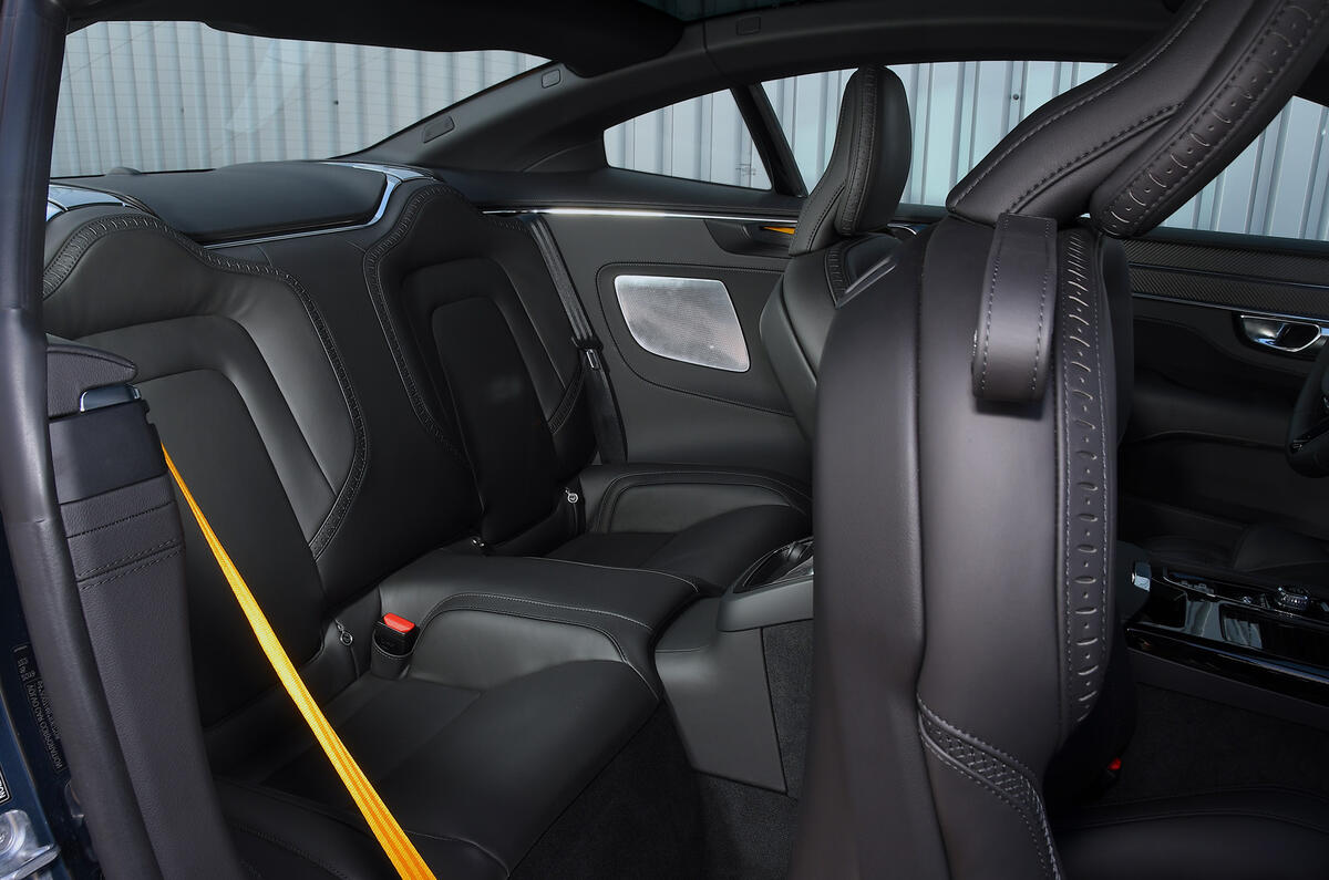 Polestar 1 2020 road test review - rear seats