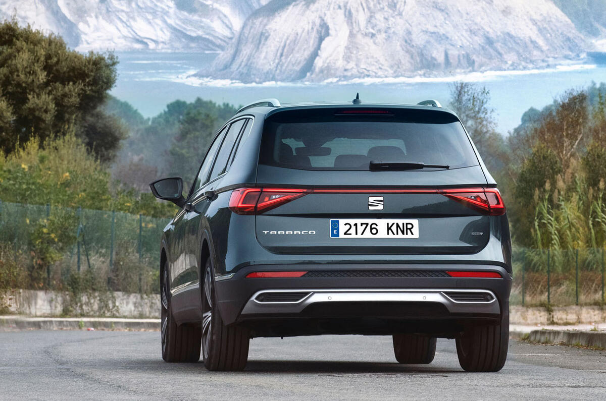 Seat Tarraco 2018 review - on the road rear