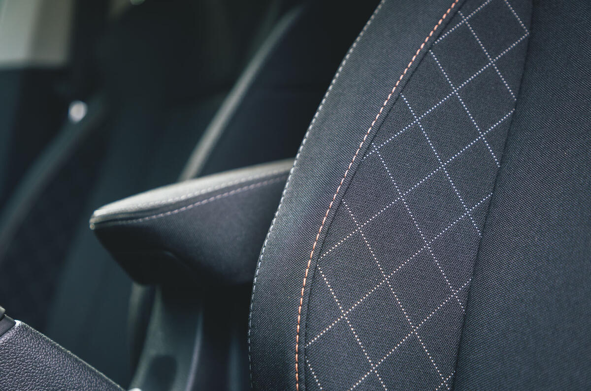 Skoda Scala 2019 road test review - seat details