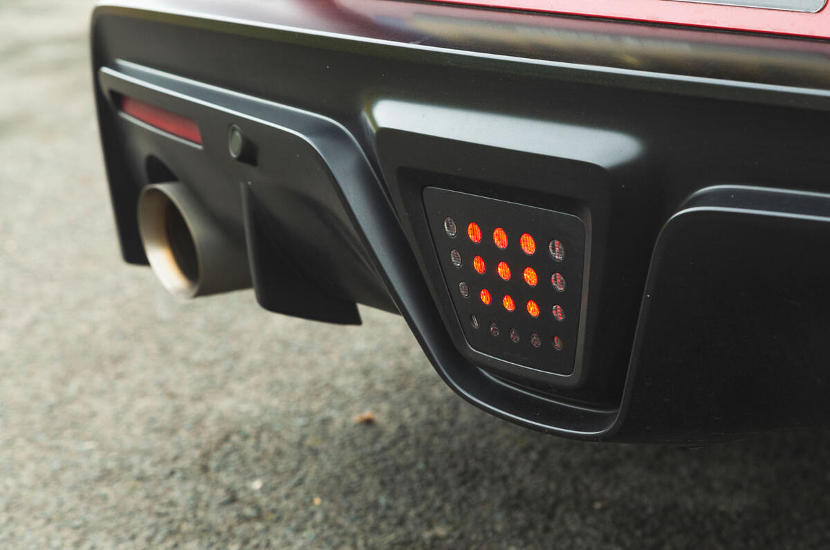 Toyota GR Supra 2019 road test review - diffuser brake light