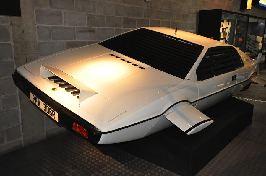 James Bond cars on display