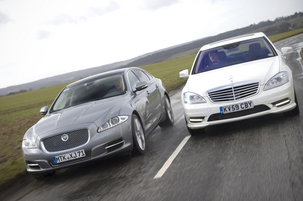 Jaguar XJ v Mercedes S-class