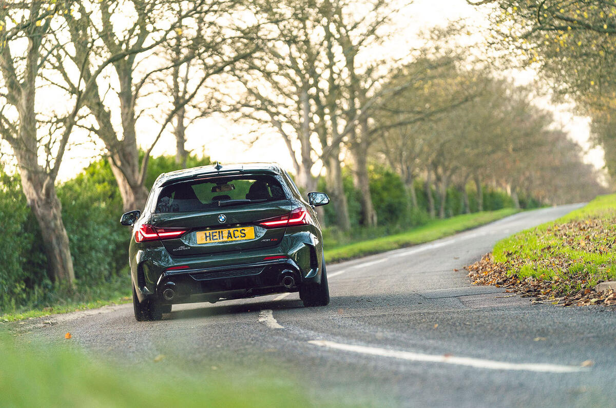 17 AC Schnitzer ACS1 2022 UK first drive review cornering rear