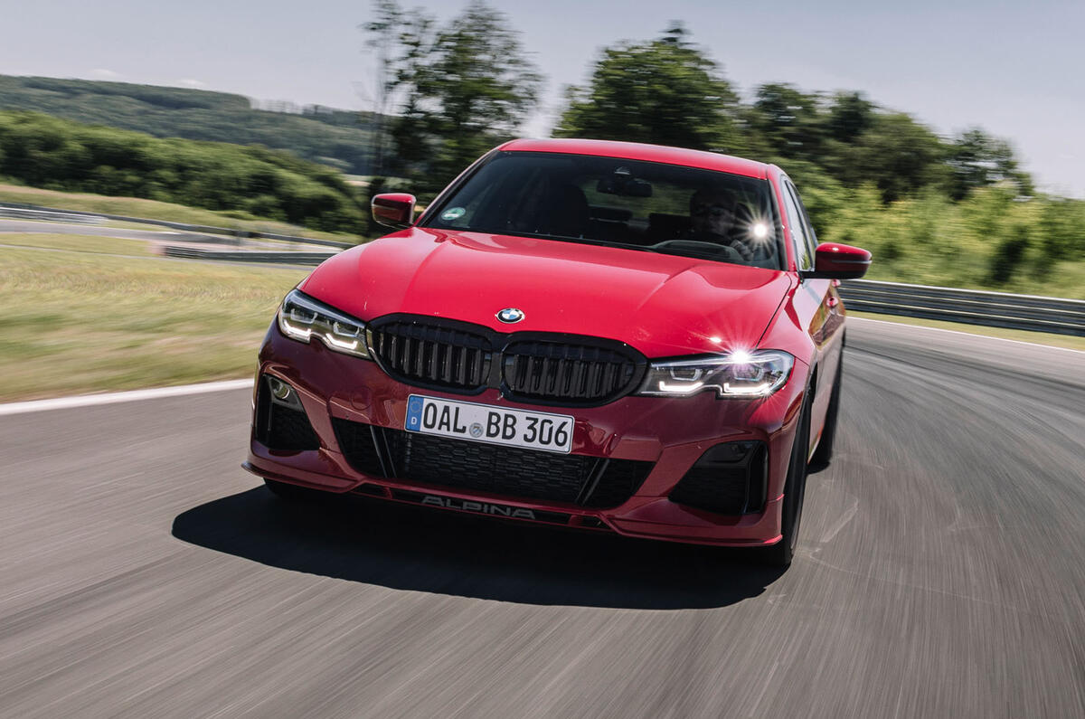 Alpina B3 2020 road test review - track nose