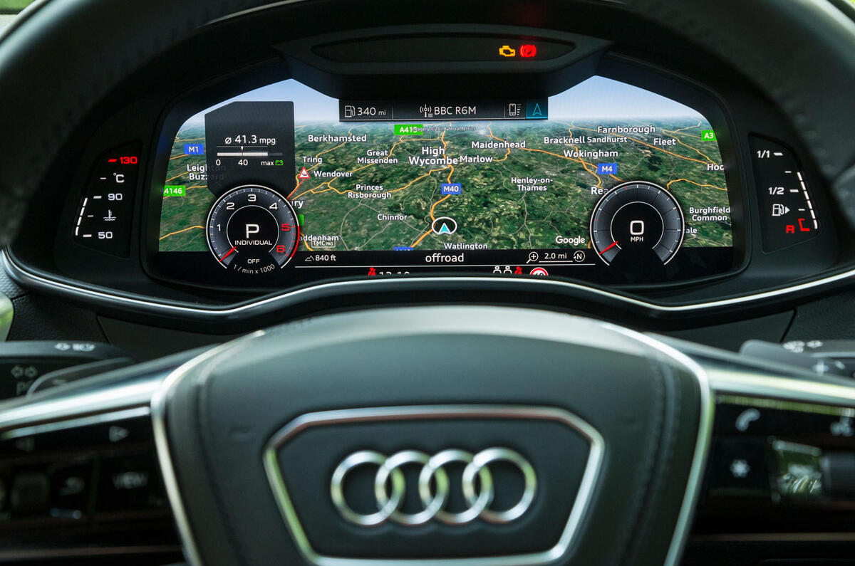 Audi A7 Sportback 2018 road test review satnav