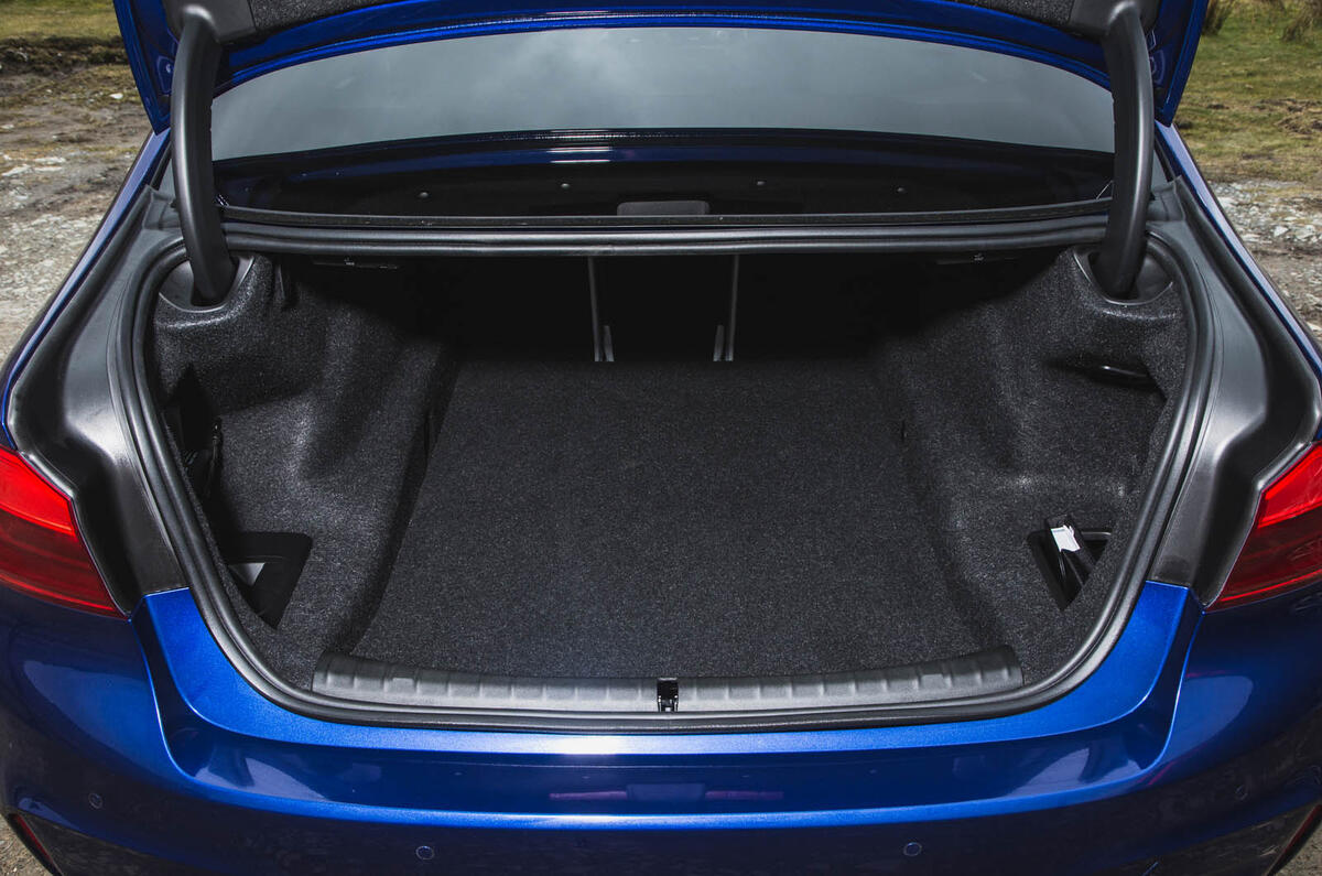 BMW M5 2018 review boot