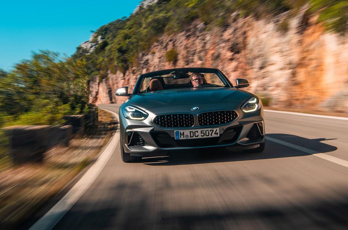 BMW Z4 2018 review - on the road nose