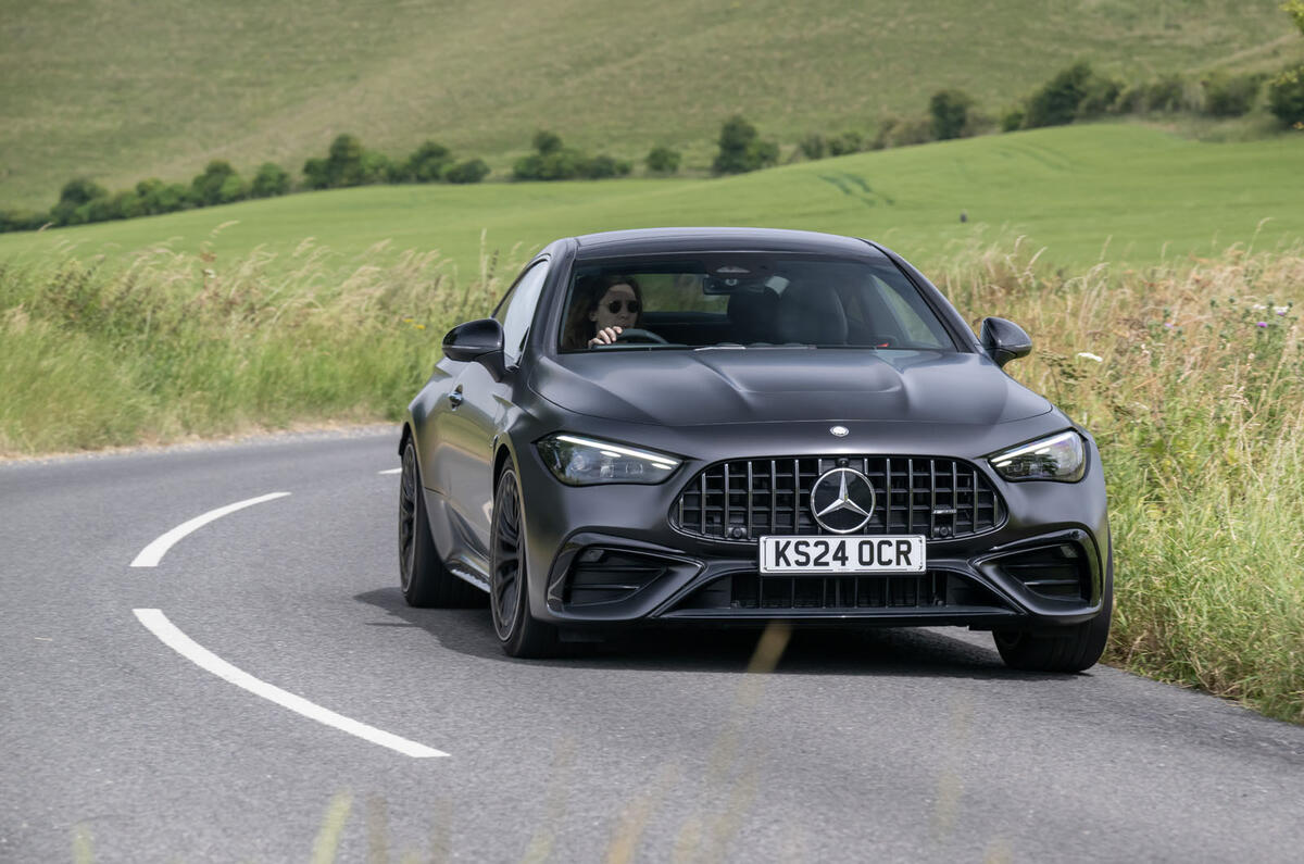 17 Mercedes AMG CLE 53 2024 compte-rendu virage avant