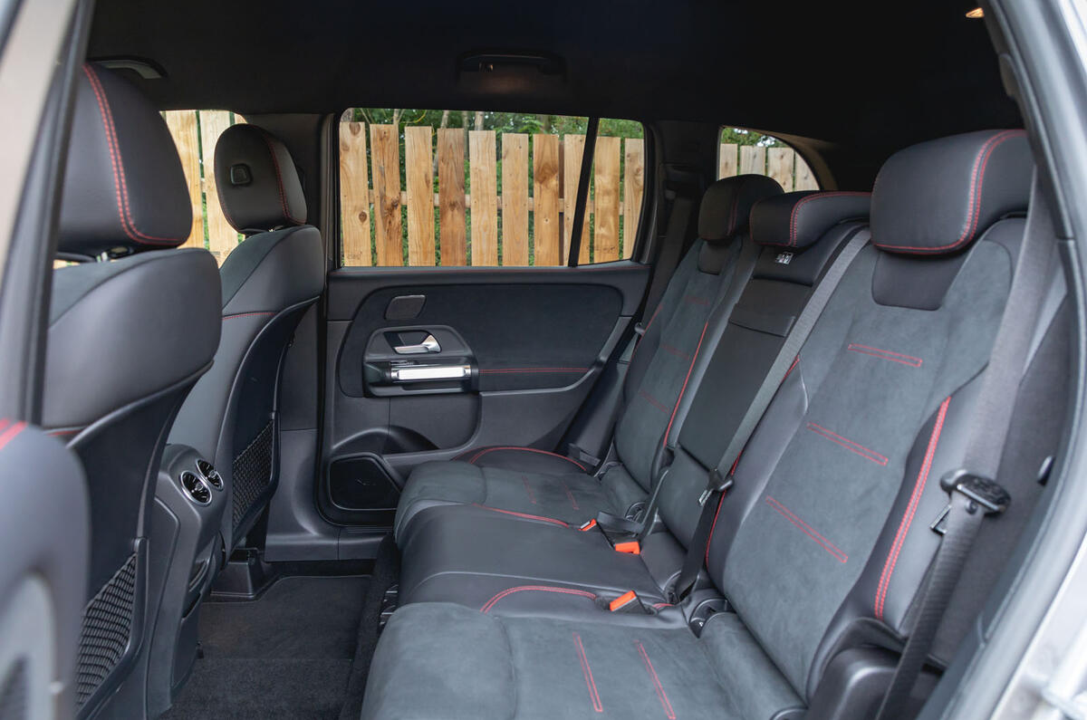 Mercedes-Benz GLB 2020 road test review - middle row seats