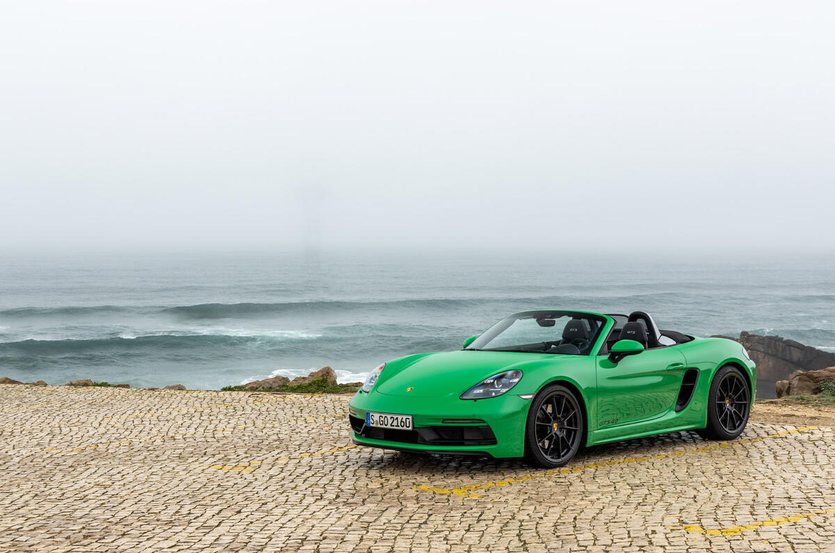 Porsche 718 Boxster GTS 4.0 2020 road test review - static front