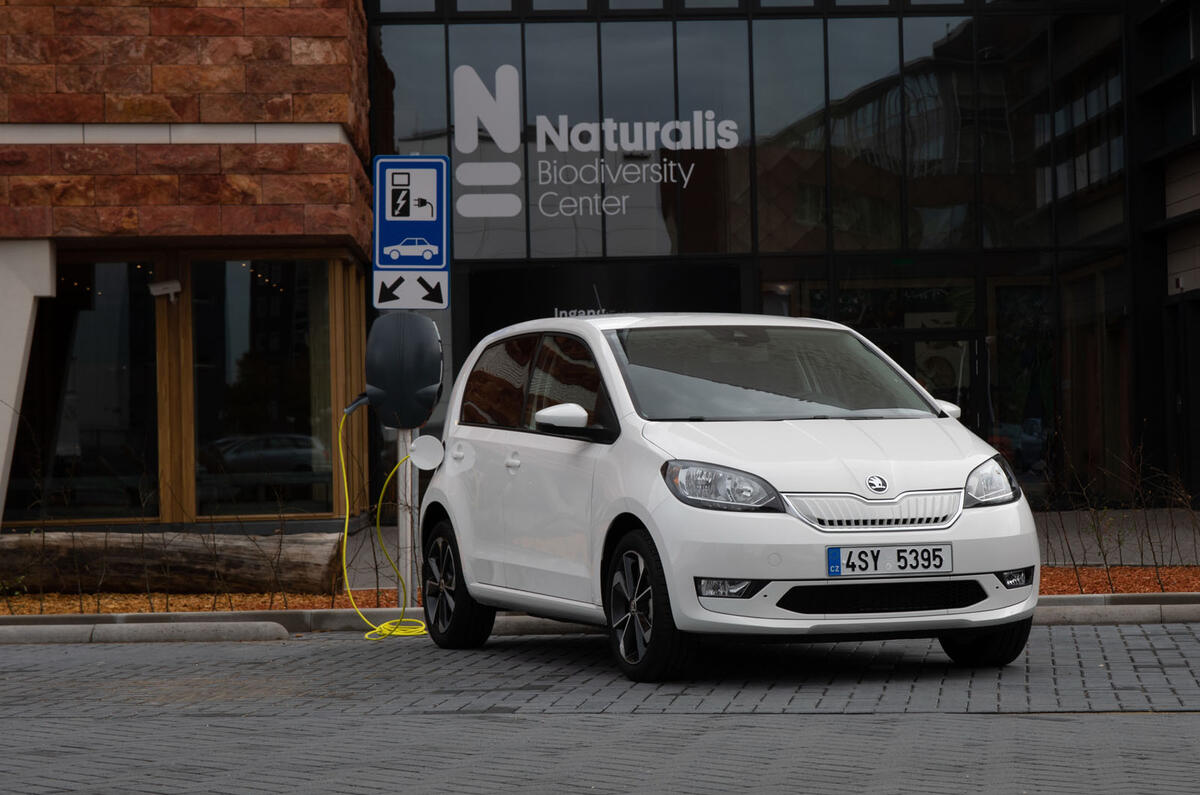 SKoda Citigo-e IV 2020 road test review - static front