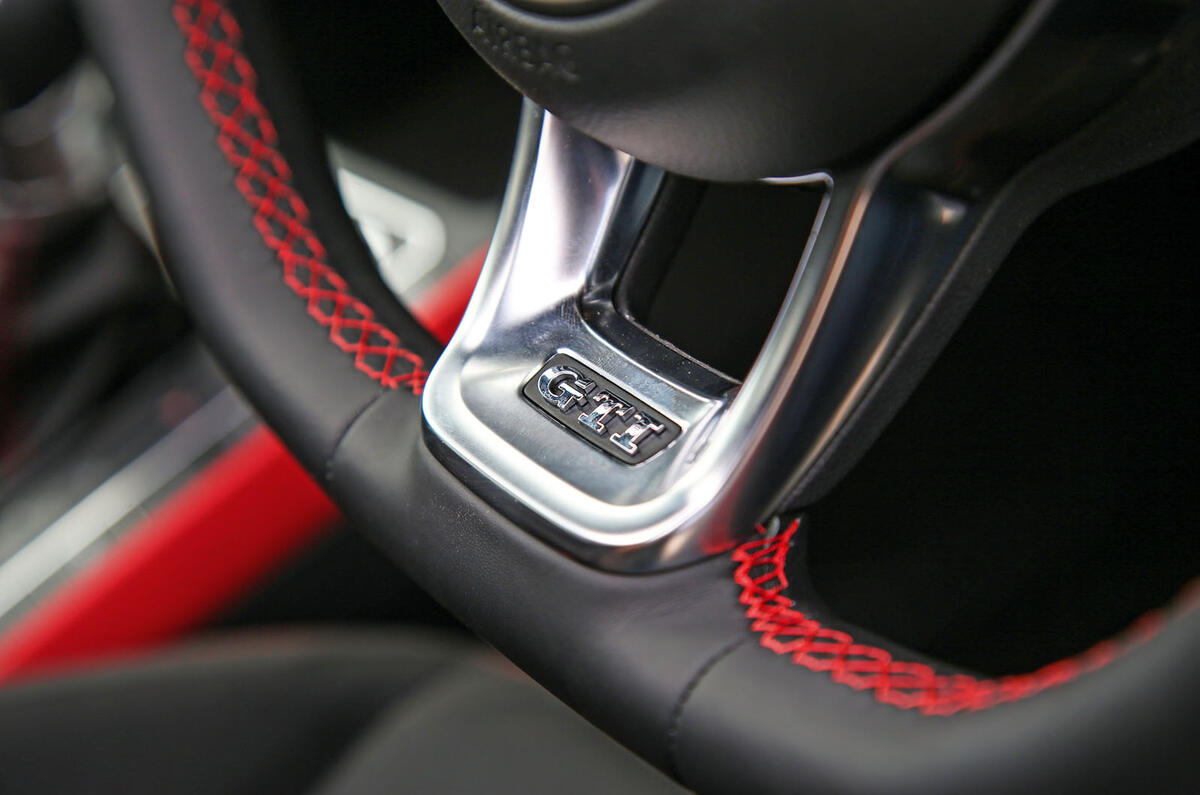 Volkswagen Polo GTI 2018 road test review steering wheel details