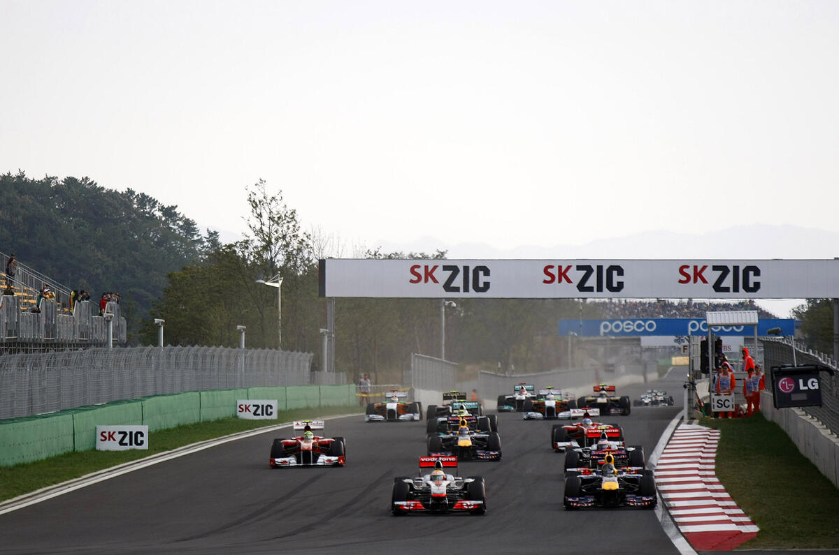 Korean grand prix - results and pics