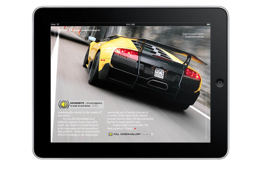 Autocar arrives on the iPad