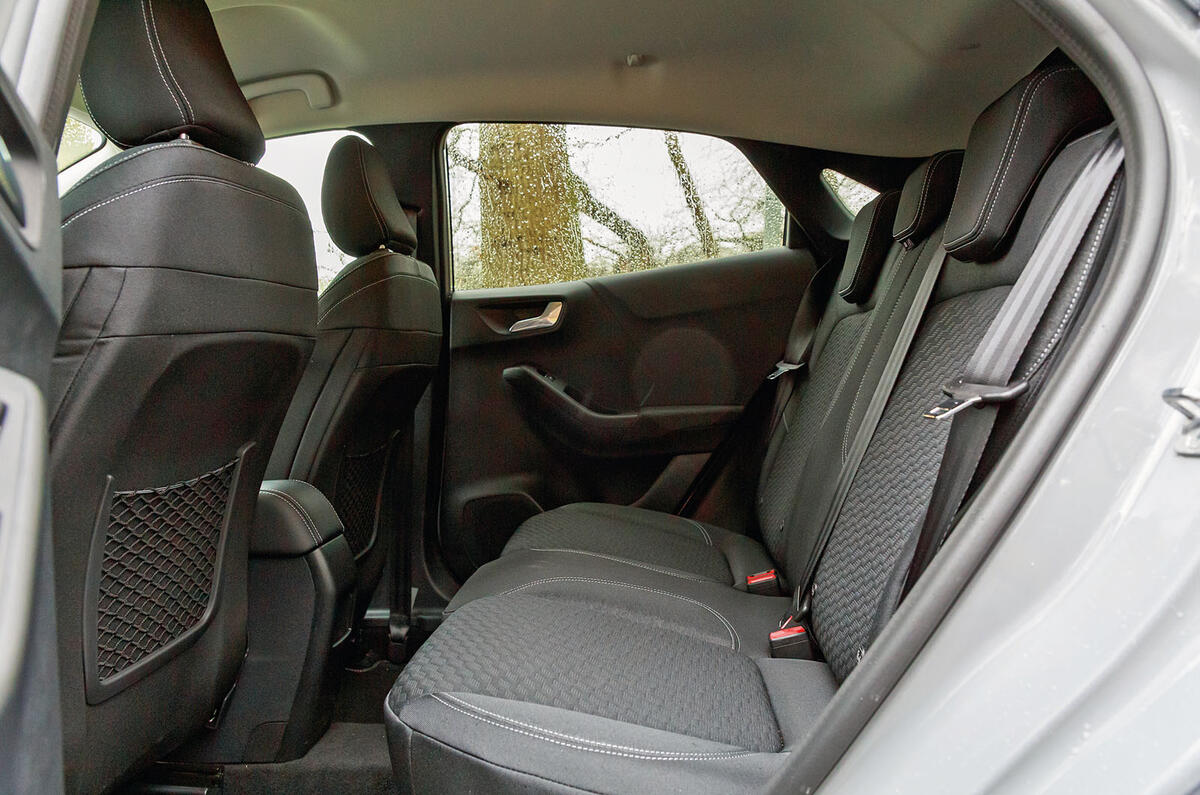 Ford Puma 2020 road test review - rear seats