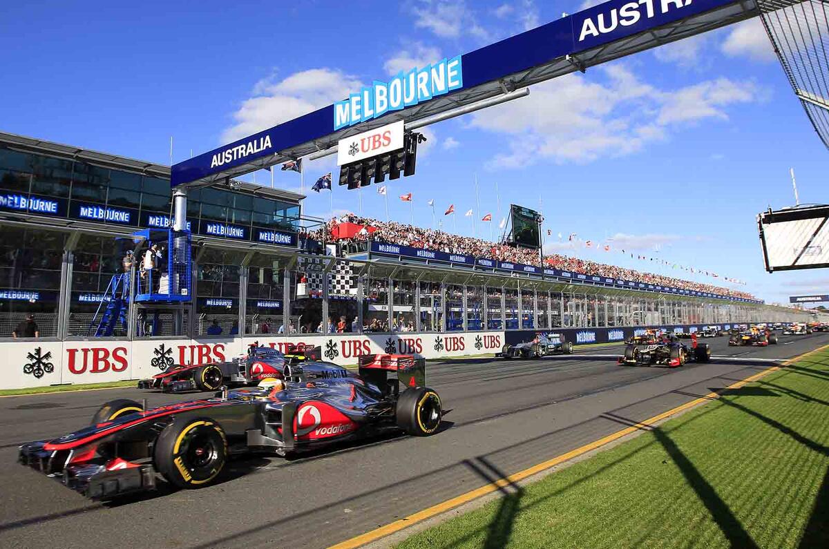 Button storms to Australian GP win