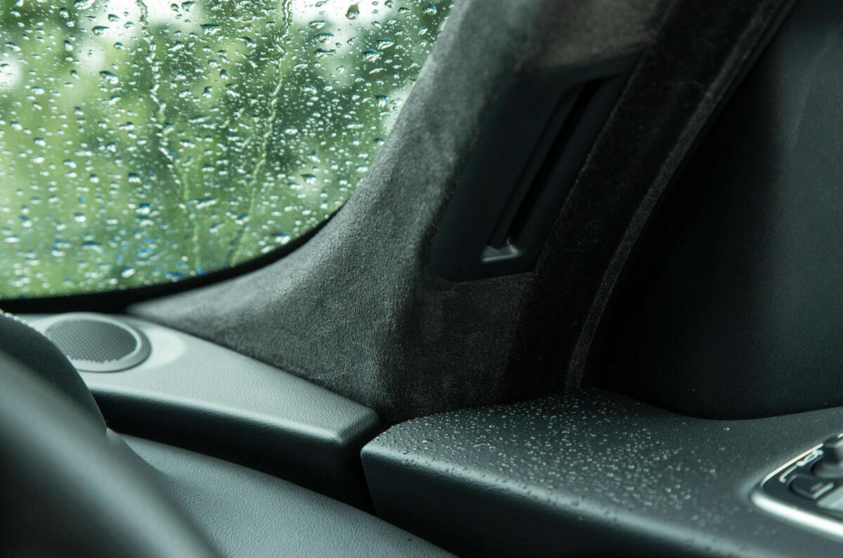 Jaguar F-Pace SVR 2019 road test review - alcantara