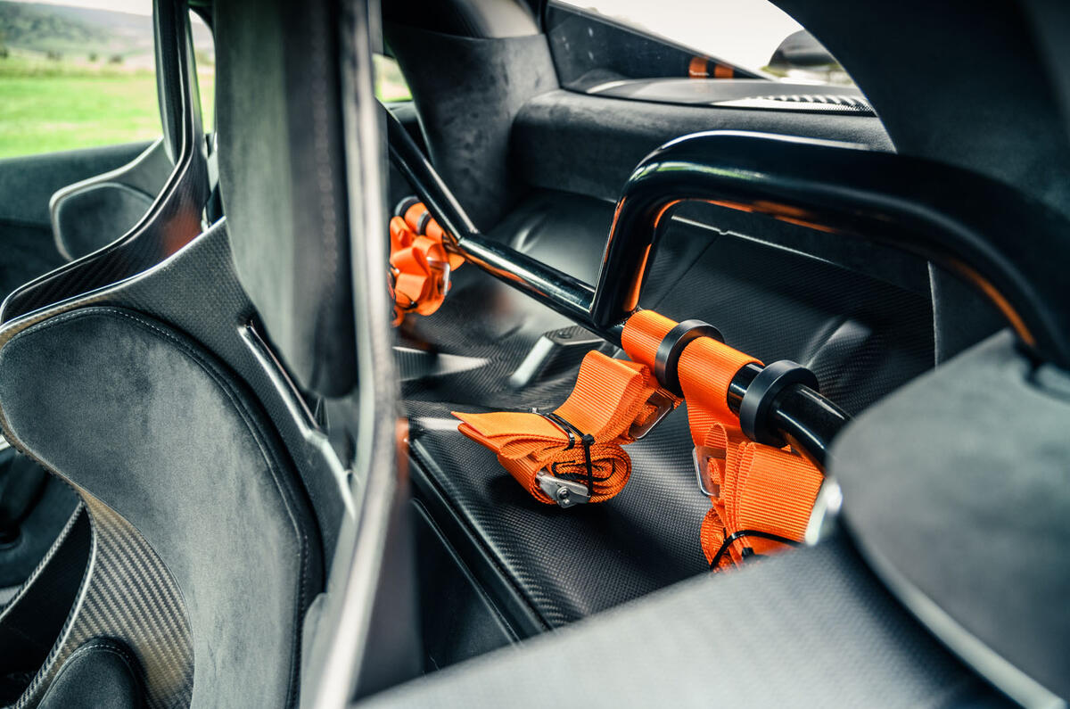 19 McLaren 620R 2021 road test review harnesses