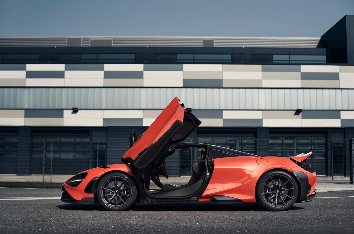 McLaren 765LT 2020 road test review - static side