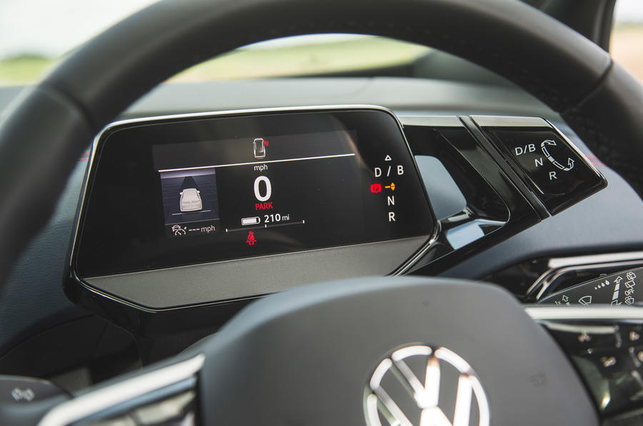 19 Volkswagen ID 4 2021 : essai routier - instruments de mesure