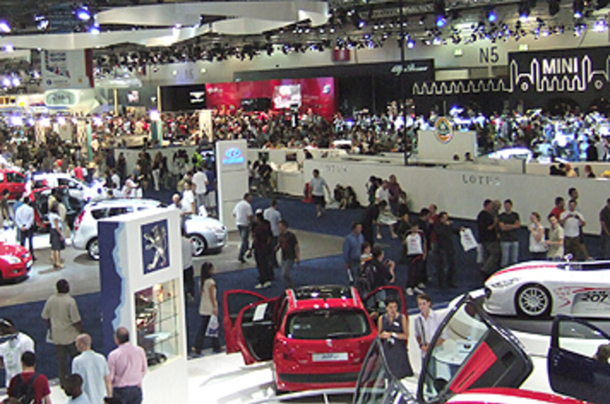 2012 British motor show cancelled