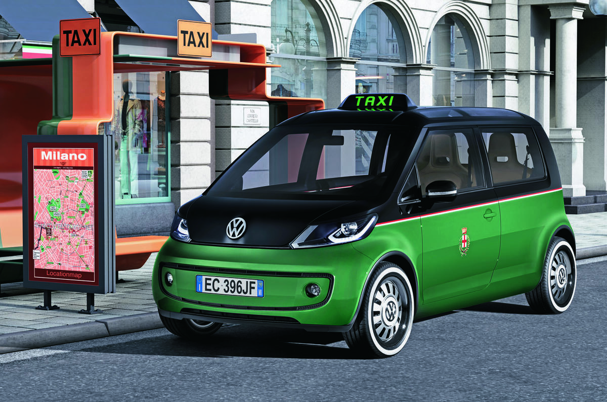 VW reveals an electric taxi