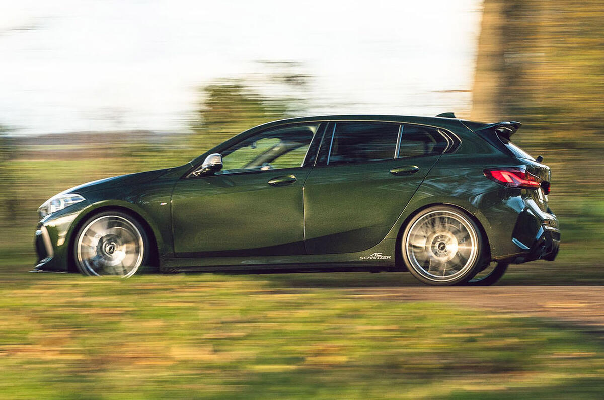 2 AC Schnitzer ACS1 2022 UK first drive review side pan