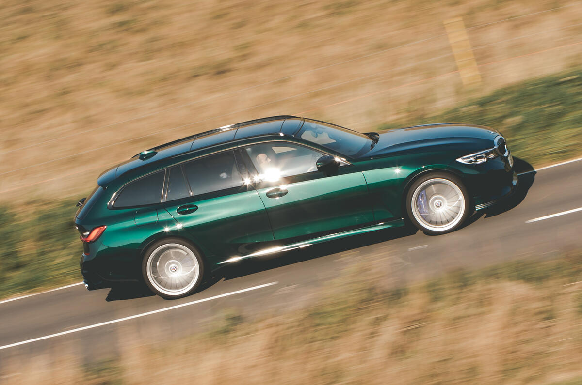 Alpina B3 Touring 2020 road test review - hero side