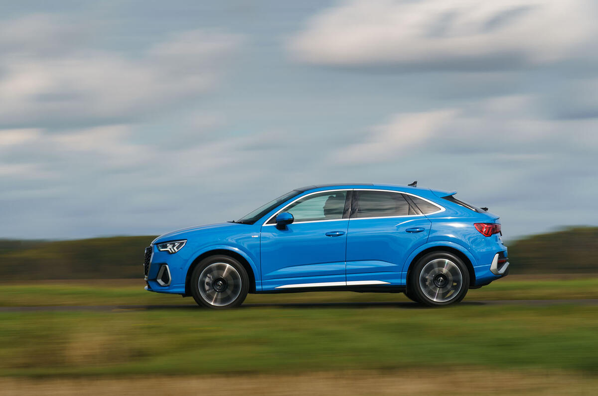 Audi Q3 Sportback 2019 road test review - hero side