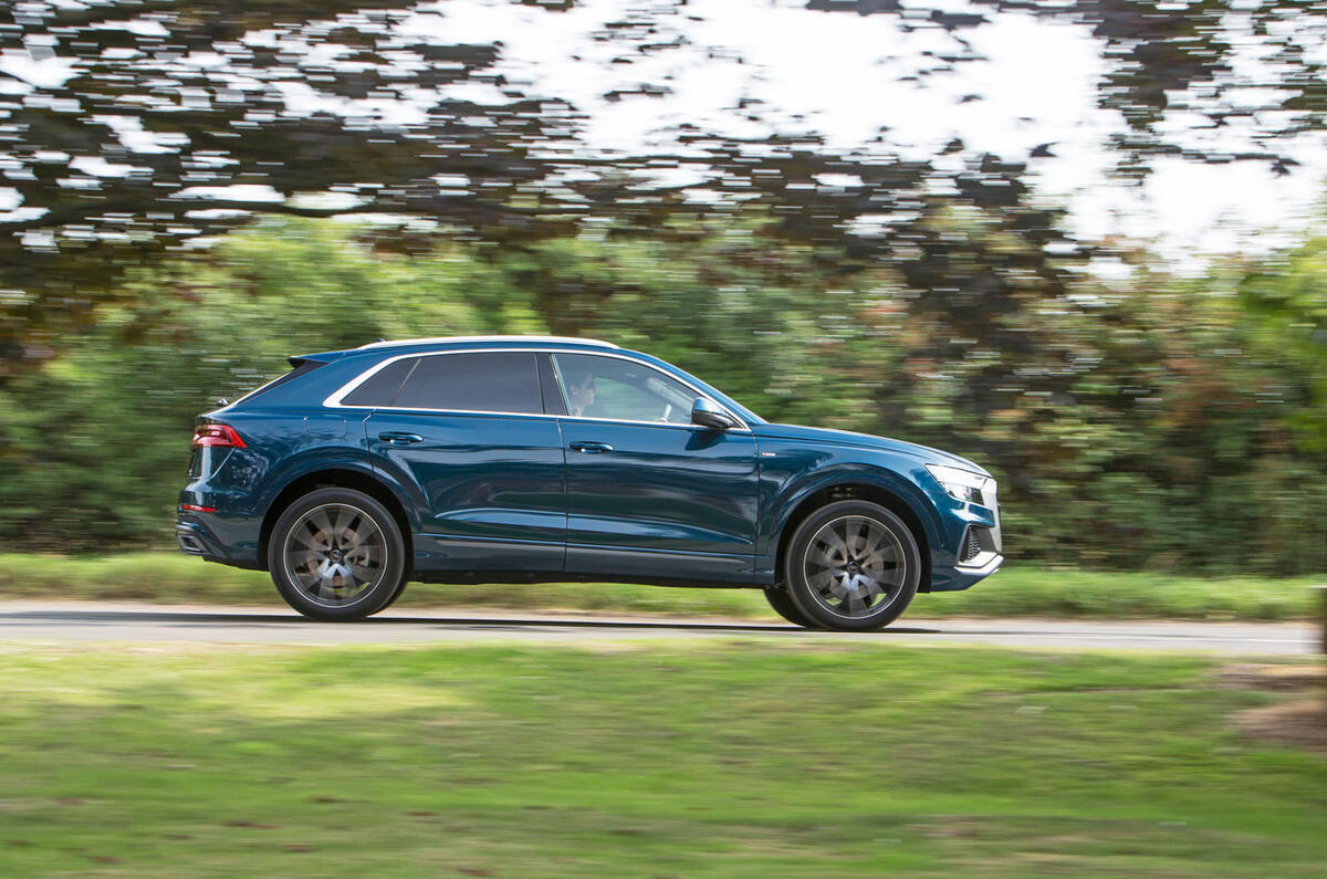 Audi Q8 50 TDI Quattro S Line 2018 road test review - hero side