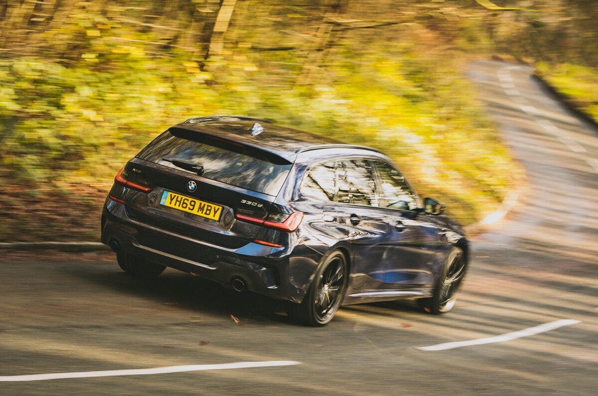 BMW 3 Series Touring 2020 road test review - hero rear