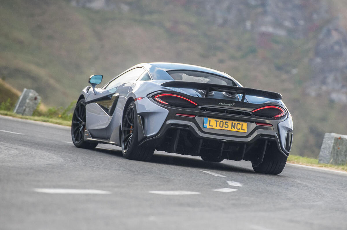 McLaren 600LT 2018 review - hero rear