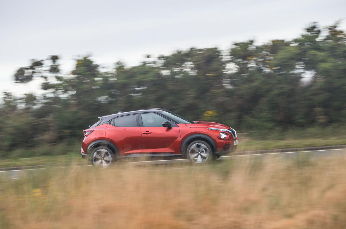 Nissan Juke 2020 road test review - hero side