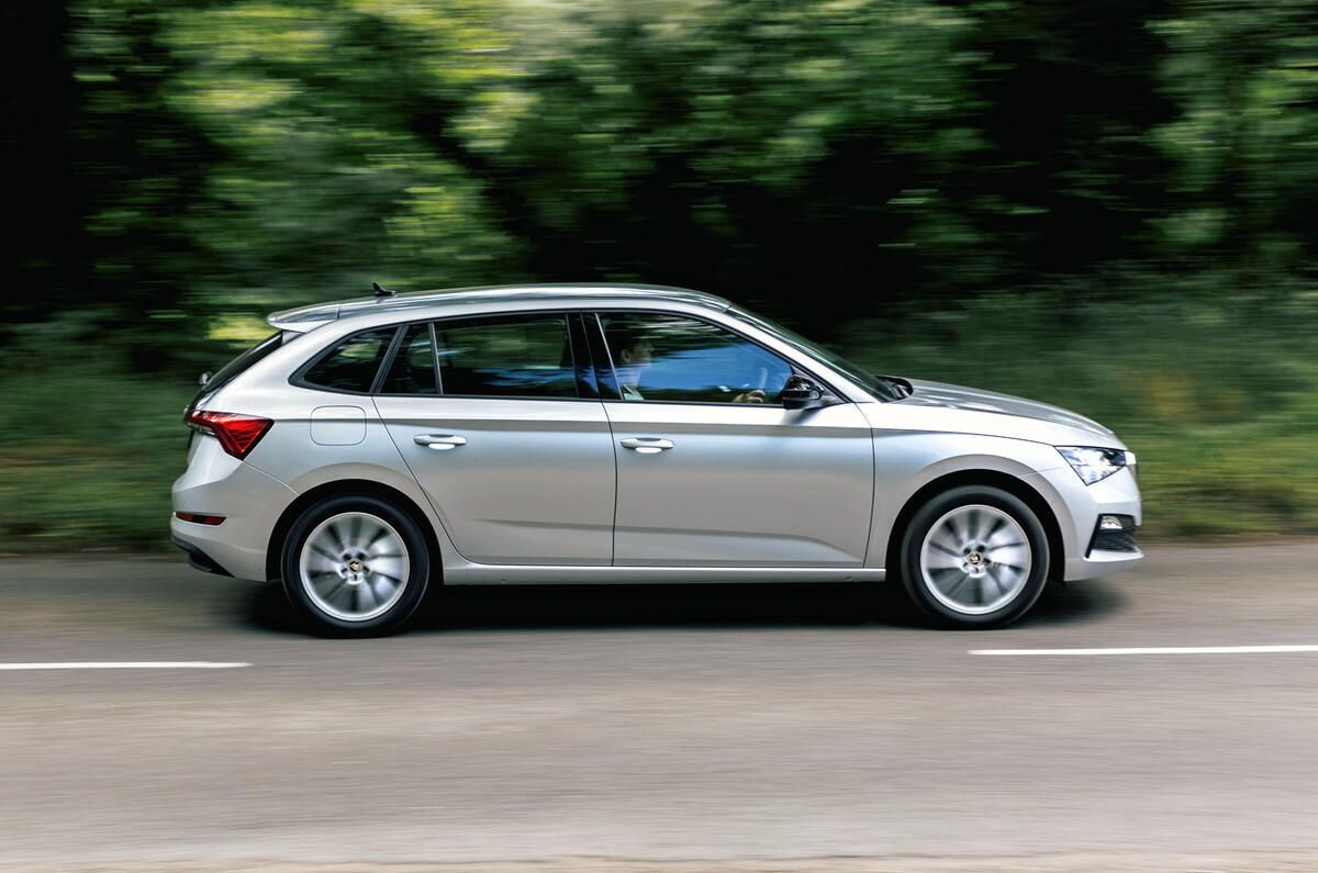 Skoda Scala 2019 road test review - hero side