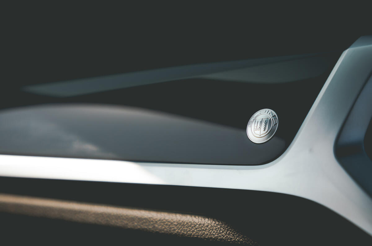 Alpina B3 Touring 2020 road test review - dashboard trim