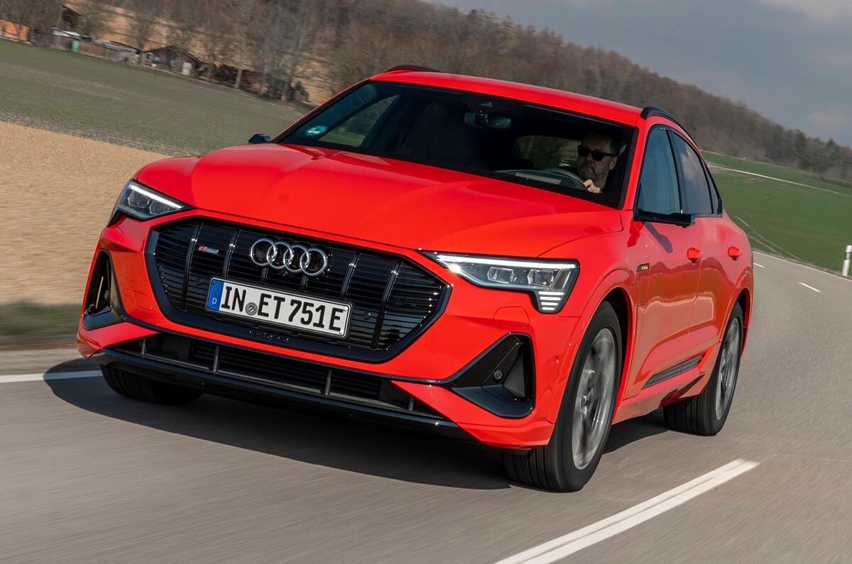 Audi E-tron Sportback 2020 road test review - on the road front