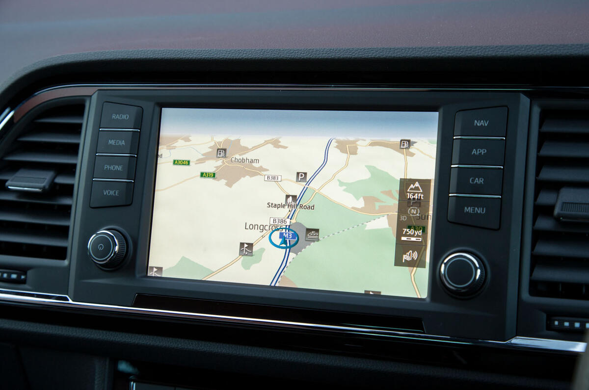 Cupra Ateca 2019 road test review - infotainment