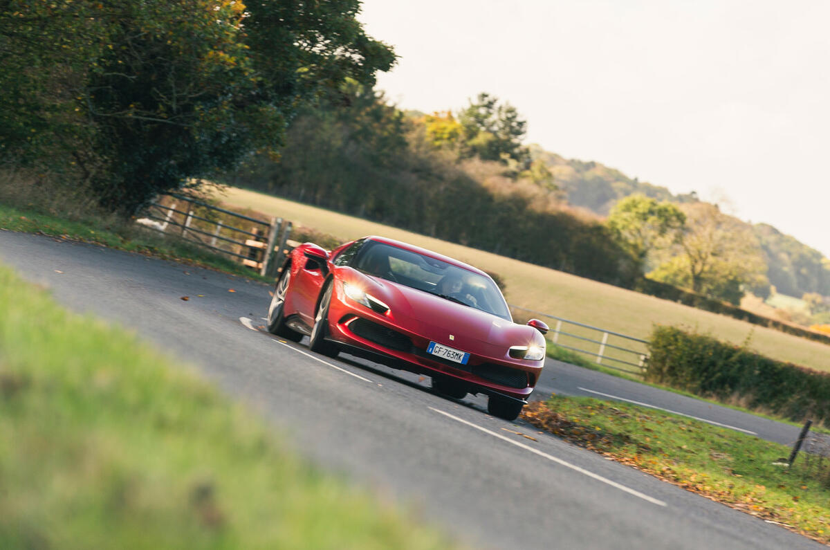 20 Ferrari 296 GTB RT 2023 front corner oversteer
