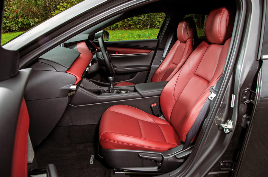 Mazda 3 Interior Autocar, Cars With Red Seats Inside